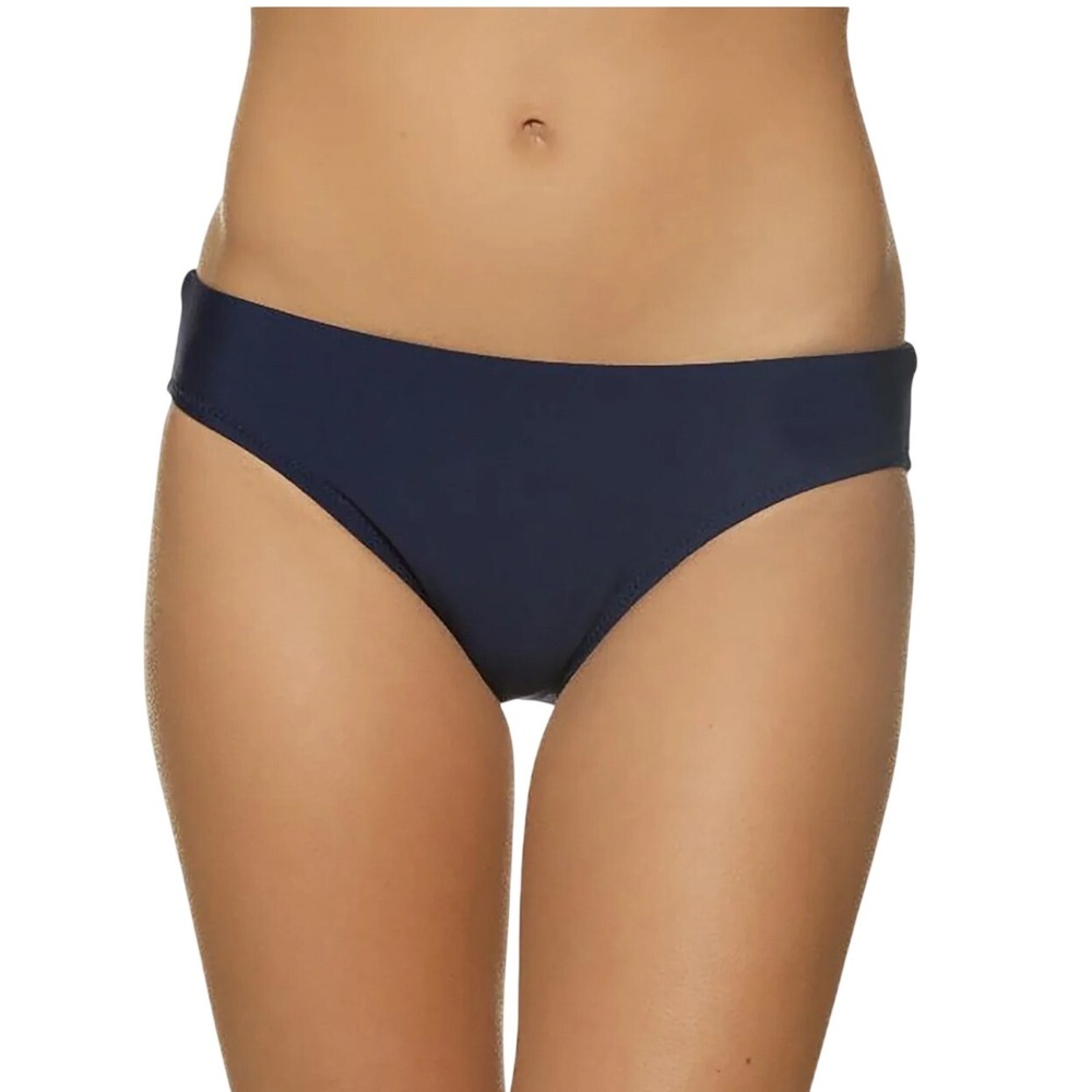 Helen Jon Womens Hipster Bikini BOTTOM ONLY MED Drk Navy Classic Staple Swimwear